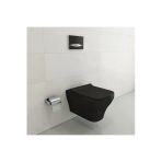 Firenze Rimless Asma Klozet Ve Kapağı Mat Siyah 1304-004-0128