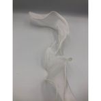 Fırfırlı Tül Organze Kurdele 2 mt (7cm x 2mt), Çiçek Malzemesi, Gelin Buketi, Bohça Misinalı Fırfır - Krem
