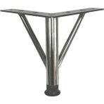 Firkete Ayak Metal 20 Cm Krom Mobilya Koltuk Ayağı