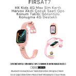Fırsat 7 Hx Kids 4g Max Sim Kartlı Harvox Akıllı Çocuk Saati Gps Konum Takibi Görüntülü KONUŞMA4G Btk Kayıtlı - Pembe