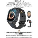 Fırsat 7 Hx Kids 4g Pro Sim Kartlı Harvox Akıllı Çocuk Saati Gps Konum Takibi Arama Konuşma 4g Btk Kayıtlı - Siyah