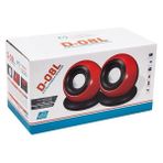 Fırsat Byr D-08L 1+1 USB Mini Oval Hoparlör - Speaker (2*3 Watt - 4 Ohm) Yeni