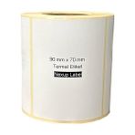 Fırsat Mağazam 90X70 mm Termal Etiket, Barkod/adres/kargo Termal Etiketleri, Zebra ve Diğer Yazıcılarla Uyumlu - Option-1 - Ahşap