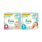 Fırsat Mağazam Bebek Bezi Premium Care 4 Beden 126 Adet Maxi Aylık Fırsat Paketi & Bebek Bezi Premium Care 5 Beden 108 Adet Junior Aylık Fırsat Paketi - 0 - 1 Ay