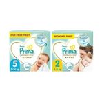 Fırsat Mağazam Bebek Bezi Premium Care 5 Beden 108 Adet Junior Aylık Fırsat Paketi & Bebek Bezi Premium Care 2 Beden 60 Adet Mini Paket - 0 - 1 Ay