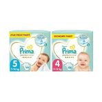 Fırsat Mağazam Bebek Bezi Premium Care 5 Beden 108 Adet Junior Aylık Fırsat Paketi & Bebek Bezi Premium Care 4 Beden 46 Adet Maxi Paket - 0 - 1 Ay