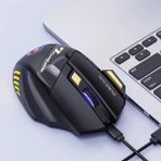 Fırsat Mağazam Kablosuz Oyuncu Mouse – 3200 Dpı Ayarlanabilir Hassasiyet, Rgb 7 Renk LED Aydınlatma, Şarjlı, Ergonomik Tasarım, 2.4ghz Gaming Mouse | Gw-X7
