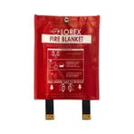 Fırsat Mağazam LR-FB1010CP Premium Serisi 100CM x 100CM Çantalı Yangın Battaniyesi - Option-1 - Ahşap