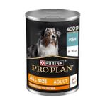 Fırsat Mağazam Pro Plan Yetişkin Köpekler Için Balıklı Konserve Yaş Mama 400 Gram - 0,10 kg