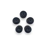 Fırsat Mağazam Tekerlek Jant Bijon Kapağı 5 Adet 1K0601173 Vw Scirocco ile Uyumlu 2009-2014 - (ClearEyelets)Black-RadiantOrchid - 13 inç