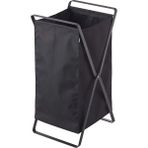 Fırsat Mağazam Tower Çamaşır Sepeti, Beyaz, Çelik Polyester Polipropilen, Siyah, Tek Beden - Option-1 - 0 Siyah