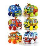 Fırsat Oyuncak İlk Yumuşak Soft Arabalarım 6 Model Kamyon Polis İtfaiye Taksi Ambulans Otobüs