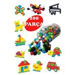 Fırsat Oyuncak Tiktak Bloklar 200 Parça 6 Renk Eğitici Ve Çıt Çıt Oyuncak Eğitici Tik Tak Bloklar Lego Tiktak
