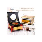 Fırsat7 Aynalı Müzik Mücevher Kutusu Dans Eden Balerin Müzik Kutusu Sevgililer Doğum Günü Ev Ofis Hediyesi