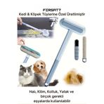 Fırsat7 Çok Fonksiyonlu Uzun Saplı Kedi Köpek Tüyü Toplayıcı Koltuk Halı Kıl Tüy Alma & Temizleme Fırçası