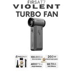 Fırsat7 F7 Violent Turbo Jet Fan 130000rpm Ultra Güçlü Motor Güçlü Vakum 4000mAh Bataryalı Üflemeli