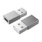 Fırsatkolik Ally MH-301 USB To Type-C Dişi Çevirici Dönüştürücü ADAPTÖR-(5775) - Gri