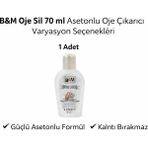 Fırsatkolik B&m Oje Sil 70 ml Asetonlu Oje Çıkarıcı Güçlü Formül 1 Adet