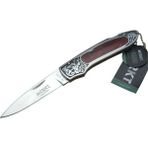 Fırsatkolik Crkt Cr 0128 Rd Kamp Çakı 18 cm - Metal Desenli Sap, Kılıflı, Kutulu - 00 Siyah - Beyaz