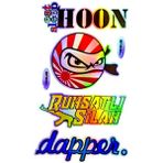 Fırsatkolik Eat Sleep Hoon Ruhsatlı Silah Dapper Yazılı Hologram Efektli Arka Cam Stickeri 30X20CM - 00 Siyah - Beyaz