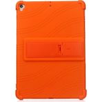 Fırsatkolik Ipad 7 10.2 Inch- Ipad Air 3 10.5 Inch Kılıf Standlı Darbe Emici Silikon KILIF-(5775) - Standart - Pembe