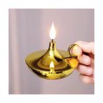 Fırsatkolik Mey Ithalat® Dekoratif Gold Pilli Mum - 0 - Siyah