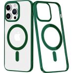 Fırsatkolik Mey Ithalat® iPhone 14 Pro Kılıf Element Magneticsafe Sert Kapak - Köknar Yeşili - 004-Yeşil
