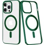 Fırsatkolik Mey Ithalat® iPhone 14 Pro Max Kılıf Element Magneticsafe Sert Kapak - Köknar Yeşili - 004-Yeşil