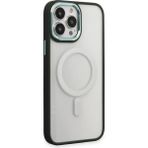 Fırsatkolik Mey Ithalat® iPhone 15 Pro Max Kılıf Room Magneticsafe Silikon - Köknar Yeşili - 004-Yeşil