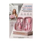 Fırsatkolik Mey Ithalat® Pembe 9 Parça Bebek Bakım Seti, Yenidoğan Hediye Sağlık Kiti (Tırnak Makası Ateş Ölçer) 723161 - 00Pembe