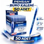 Fırsatkolik Pensan Büro Tükenmez Kalem 1.0 mm Mavi 50 Adet