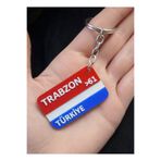 fırsatlar diyarı 61 Trabzon İl Anahtarlık - Memleket Anahtarlık - Şehrine Özel Memleket Plakalı & Türk Bayraklı 3D Anahtarlık