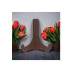 fırsatlar diyarı Ahşap Ürün Ayaklığı Çerçeve Stand Tabak Teşhir Ayağı Şövale 10 Adet - 15x18cm