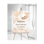 fırsatlar diyarı Kişiye Özel Sünnet - Mevlit - Doğum Günü - Baby Shower Hoşgeldiniz Karşılama Panosu Afişi 33x48 cm