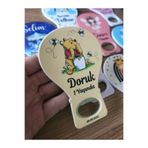 fırsatlar diyarı Winnie the Pooh Ayıcık Tema Balon Açacak Magnet Yeni Doğan Bebek Mevlidi Doğum Günü Hediyelik Magnet - 10 ADET