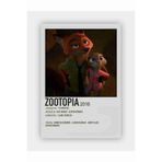 fırsatlar diyarı Zootopia - Hayvanlar Şehri Animasyon Film Duvar Posteri - Kalın Kağıt - Çerçevesiz