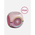 Fırsattan T11 Mini Bluetooth Hoparlör – Döner Jiroskop Tasarım, Rgb Işıklı, Kablosuz Stereo Ses - Pembe