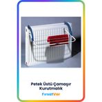 FırsatVar Çamaşırlı Kalorifer Petek Üstü Elbise Giysi Havlu Askısı Ev Tipi Çamaşır Kurutmalığı