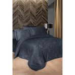 First Choice Advina %100 Pamuk Saten 200 Tc (80 Tel) Tek Kişilik Nevresim Takımı - Lacivert - 160 x 220 cm
