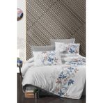 First Choice Berniss %100 Pamuk 150 Tc (56 Tel) Ranforce Tek Kişilik Nevresim Takımı - Gri - 160 x 220 cm
