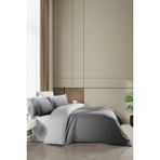 First Choice Caylee %100 Pamuk 200 Tc (80 Tel) Dijital Baskılı Çift Kişilik Nevresim Takımı - Gri - 200 x 220 cm
