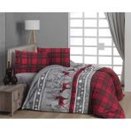 First Choice Flanel Pazen Nevresim Takımı - Happinies Red - Kırmızı - 200 x 220 cm