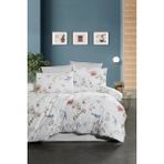 First Choice Hope %100 Pamuk 150 Tc (56 Tel) Ranforce Çift Kişilik Nevresim Takımı - Gri - 200 x 220 cm