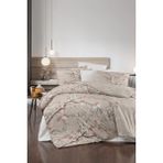 First Choice Luhan %100 Pamuk 150 Tc (60 Tel) Ranforce Tek Kişilik Nevresim Takımı - Vizon - 160 x 220 cm