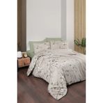 First Choice Luhan %100 Pamuk 150 Tc (60 Tel) Ranforce Tek Kişilik Nevresim Takımı - Yeşil - 160 x 220 cm