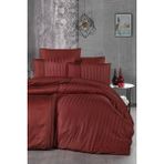 First Choice Modalife %100 Pamuk 200 Tc (80 Tel) Deluxe Saten Çift Kişilik Nevresim Takımı - Tarçın - 200 x 220 cm