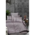 First Choice Modalife %100 Pamuk 200 Tc Deluxe Saten (80 Tel) Çift Kişilik Nevresim Takımı - Lavanta - 200 x 220 cm
