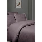 First Choice Royce %100 Pamuk 200 Tc (80 Tel) Deluxe Saten Çift Kişilik Nevresim Takımı - Leylak - 200 x 220 cm