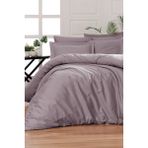 First Choice Snazzy %100 Pamuk Saten 200 Tc (80 Tel) Tek Kişilik Nevresim Takımı - Lavanta - 160 x 220 cm