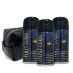 First Class 3x150 ml Erkek Deodorant